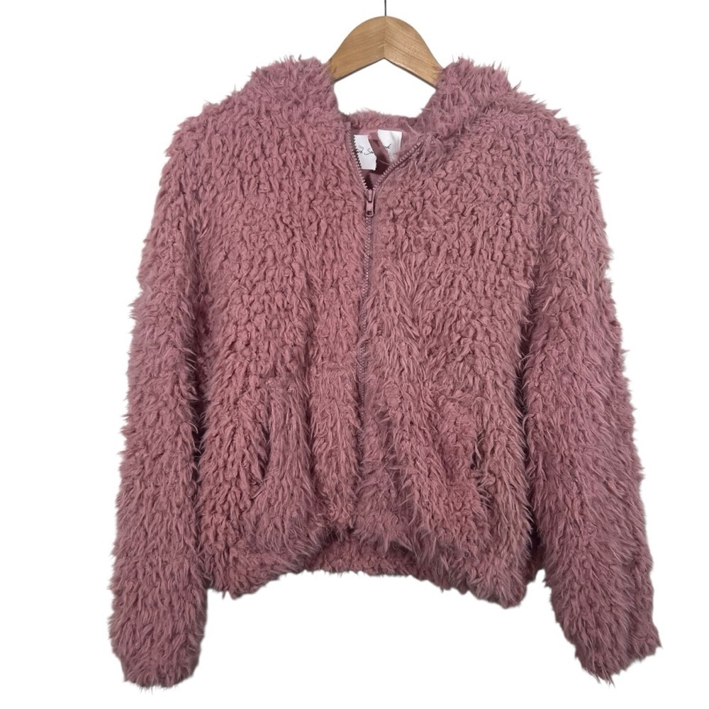 Mustard Seed Teddy Jacket Size Small